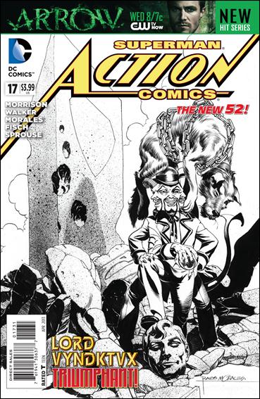 Action Comics (2011) issue 17-E Rags Morales 1:100 Sketch Cover