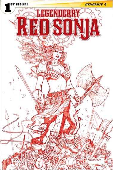 Legenderry Red Sonja (2015) issue 1-H Sergio Fernandez Davila Red Cover 1/50