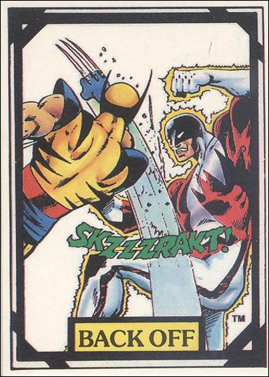 Wolverine Trivia (Base Set) card 11 Back Off