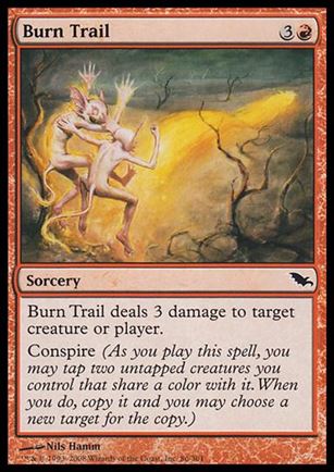 Magic the Gathering: Shadowmoor (Base Set) card 86 Burn Trail