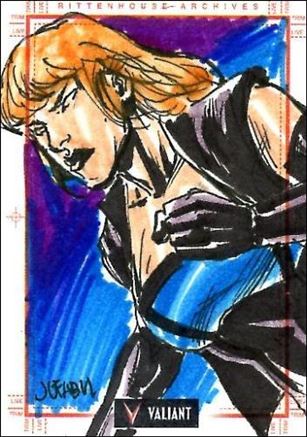 2013 Valiant Comics Preview Trading Card Set (Sketch Card Subset) card JF-04