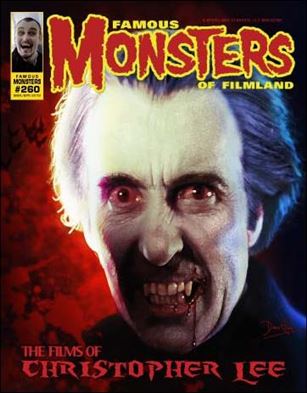 Famous Monsters of Filmland issue 260 Christopher Lee Photo Cover