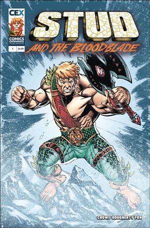 Stud and the Bloodblade issue 3-B Kevin Sharpe Cover