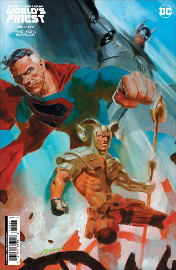 Batman/Superman: World's Finest issue 22-C Gerald Parel 1:25 Cardstock Cover