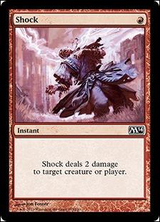Magic the Gathering: 2014 Core Set (Base Set) card 155 Shock