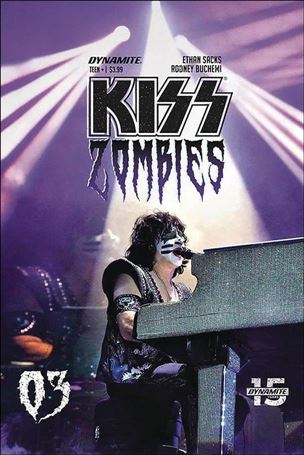 Kiss Zombies issue 3-D Photo Cover