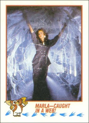 Gremlins 2: The New Batch (Base Set) card 67 Marla - Caught In A Web!
