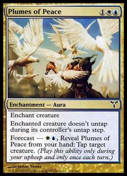 Magic the Gathering: Dissension (Base Set) card 124 Plumes of Peace