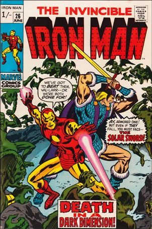 Iron Man (1968) issue 26-B UK Price Cover