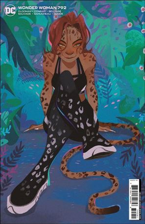 Wonder Woman (1942) issue 792-E Cheetah Costume 1:50 Cardstock Cover