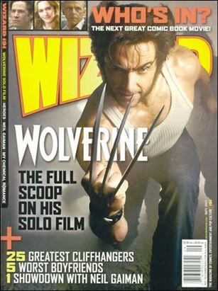 Wizard: The Magazine of Comics, Entertainment and Pop Culture issue 191 Hugh Jackman as Wolverine Photo Cover