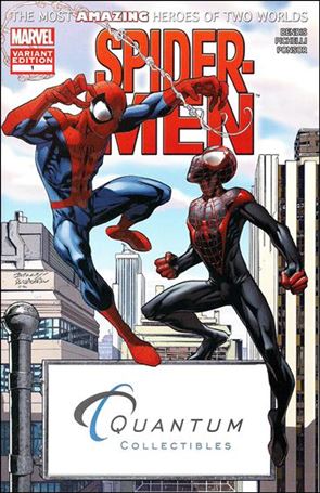 Spider-Men issue 1-MR Mark Bagley Quantum Collectibles Cover 1/500