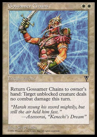 Magic the Gathering: Visions (Base Set) card 6 Gossamer Chains