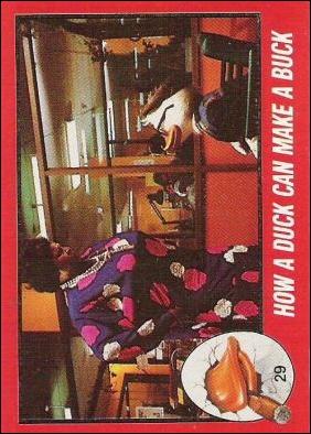 Howard the Duck (Movie) (Base Set) card 29 How a Duck Can Make a Buck