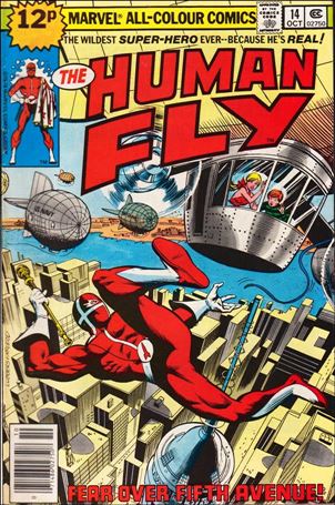 Human Fly issue 14-B UK Price Cover