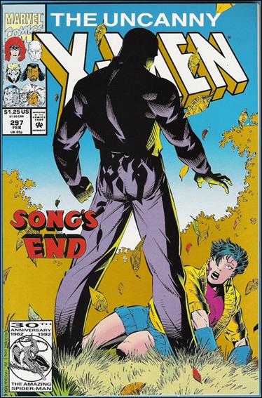 Uncanny X-Men (1981) issue 297-B Gold Logo Cover (2nd Printing)