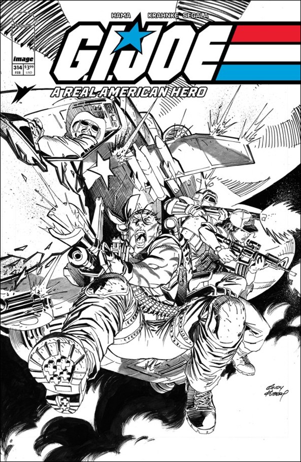 G.I. Joe: A Real American Hero (2023) issue 314-B Andy Kubert B&W Cover