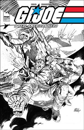 G.I. Joe: A Real American Hero (2023) issue 314-B Andy Kubert B&W Cover