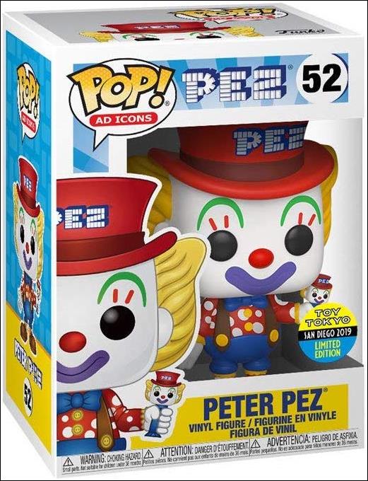 POP! Ad Icons figure 52 Peter Pez (Red Hat) Toy Tokyo SDCC Exclusive