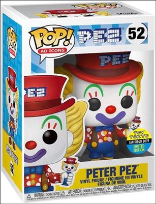 POP! Ad Icons figure 52 Peter Pez (Red Hat) Toy Tokyo SDCC Exclusive