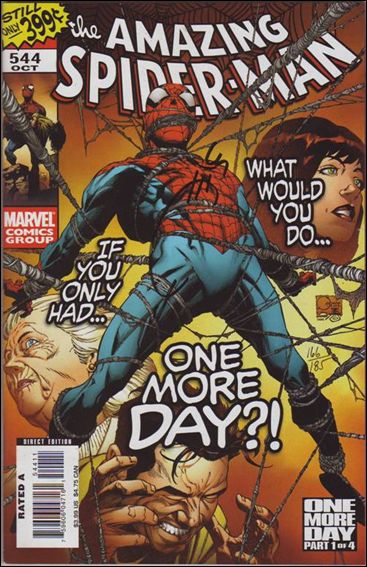 Amazing Spider-Man (1963) issue 544-D Dynamic Forces (Signed by Joe Quesada) 1/185