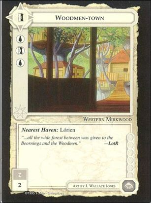 Middle-Earth: The Wizards (Base Set) card 480 Woodmen-town