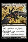Magic the Gathering: Ravnica (Base Set)  card 113 Woebringer Demon