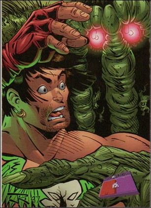 Marvel vs WildStorm (Base Set) card 77 Man-Thing vs Grunge