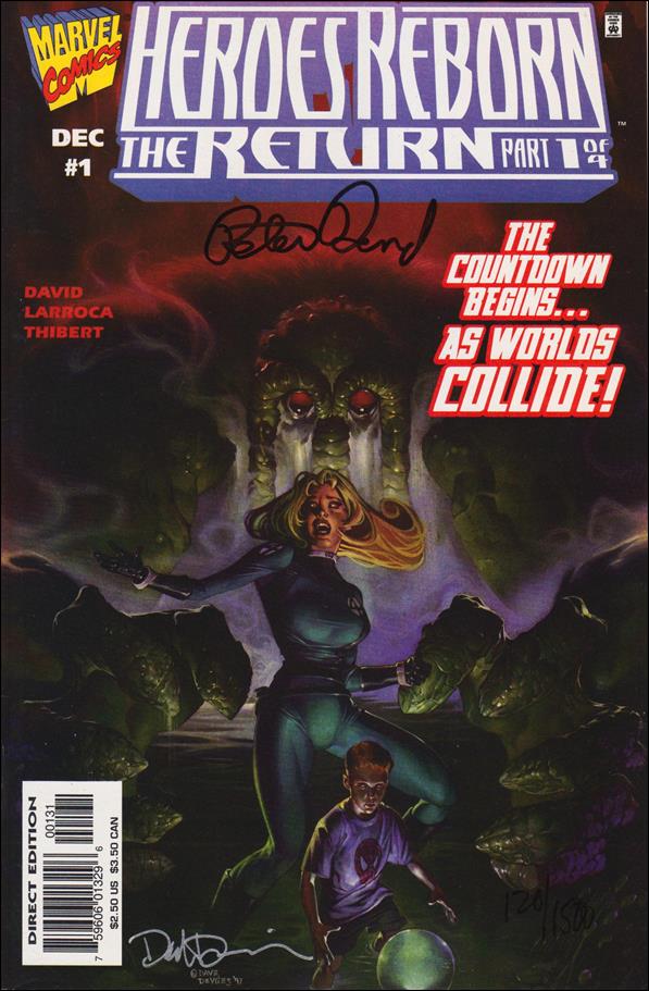 Heroes Reborn: The Return issue 1-D DF DeVries Cover (signed by David, DeVries) 1/1500