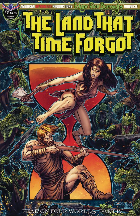Edgar Rice Burroughs' The Land That Time Forgot: Fear on Four Worlds issue 1-B Cyrus Mesarcia Cover