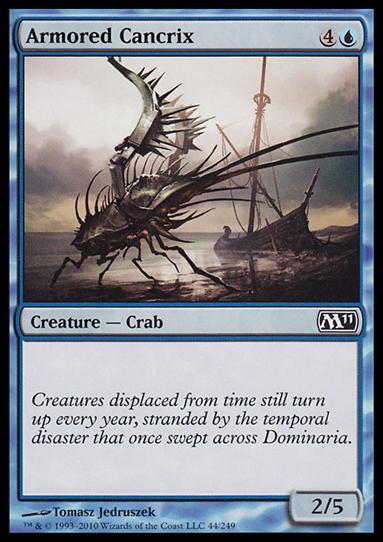 Magic the Gathering: 2011 Core Set (Base Set) card 44 Armored Cancrix