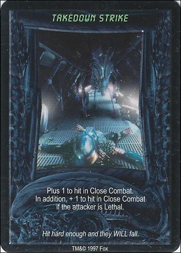 Aliens/Predator (Base Set) card 344 Takedown Strike