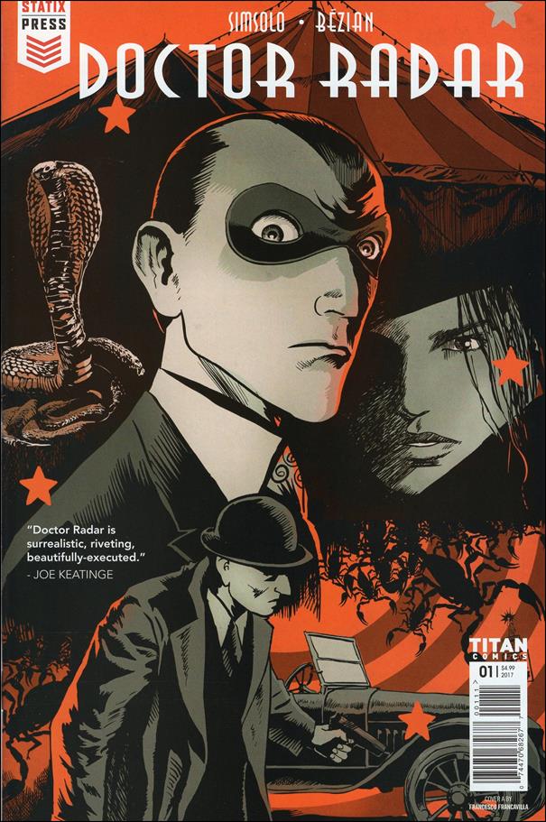 Doctor Radar issue 1 Francesco Francavilla Cover