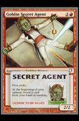 Magic the Gathering: Unhinged (Base Set) card 79 Goblin Secret Agent