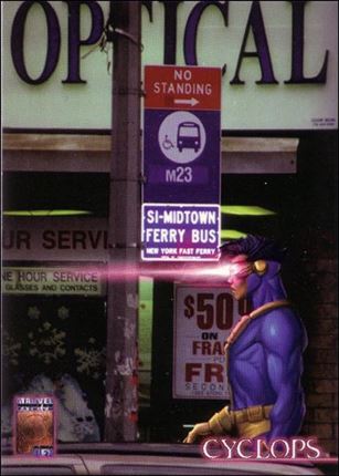 Marvel Premium QFX (Base Set) card 7 Cyclops