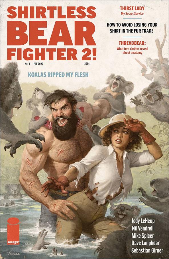 Shirtless Bear-Fighter 2 issue 1-D Paolo Rivera 1:10 Cover