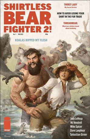 Shirtless Bear-Fighter 2 issue 1-D Paolo Rivera 1:10 Cover