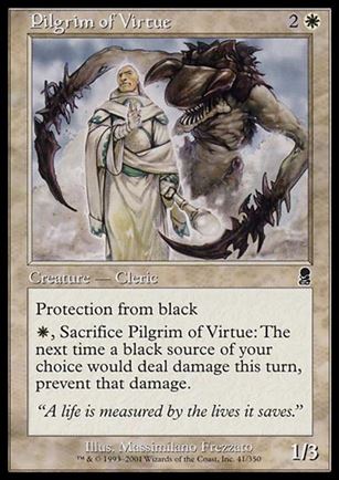 Magic the Gathering: Odyssey (Base Set) card 41 Pilgrim of Virtue