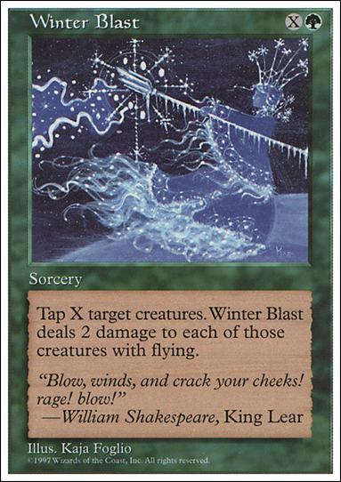 Magic the Gathering: 5th Edition (Base Set) card 343 Winter Blast