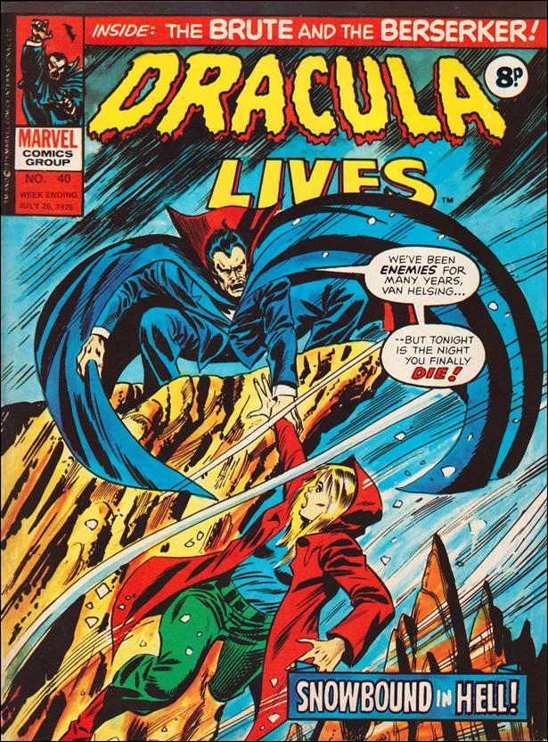 Dracula Lives 40 A, Jul 1975 Comic Book by Marvel UK