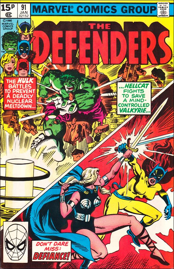 Defenders (1972) issue 91-B UK Price Cover