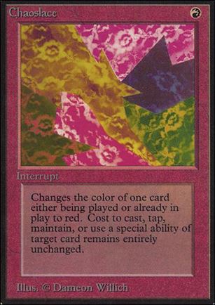 Magic the Gathering: Limited Edition Alpha (Base Set) card 139 Chaoslace