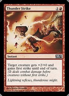 Magic the Gathering: 2014 Core Set (Base Set) card 159 Thunder Strike