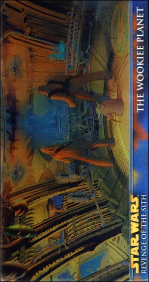 Star Wars: Revenge of the Sith Widevision (Chrome Art Hobby Subset) card H4 The Wookiee Planet