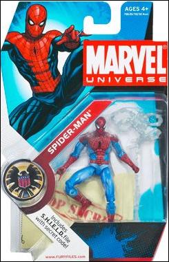 Marvel Universe (Series 1) figure 002 Spider-Man (Red & Blue Costume)