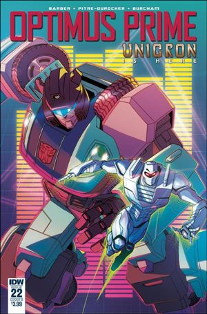 Optimus Prime issue 22-B Sara Pitre-Durocher Cover