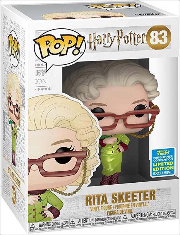 POP! Harry Potter figure 83-B Rita Skeeter Summer Convention Exclusive