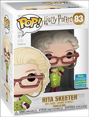 POP! Harry Potter figure 83-B Rita Skeeter Summer Convention Exclusive