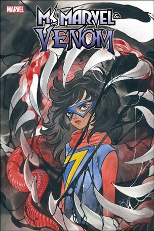 Ms. Marvel & Venom issue 1-B Peach Momoko Cover