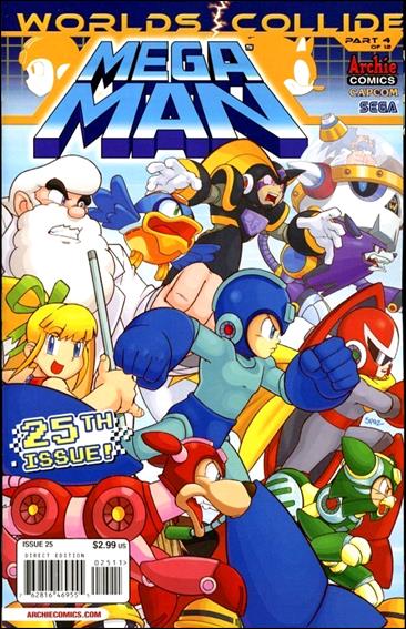 Mega Man issue 25 Patrick "Spaz" Spaziante Gatefold Cover
